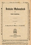 DEUTSCHES WOCHENSCHACH / 1906 vol 22, no 30